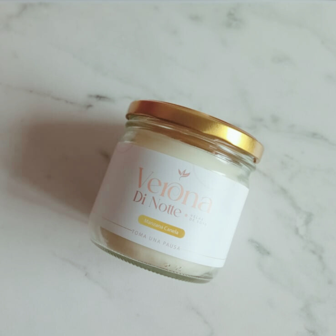 Vela de Soya / Manzana Canela